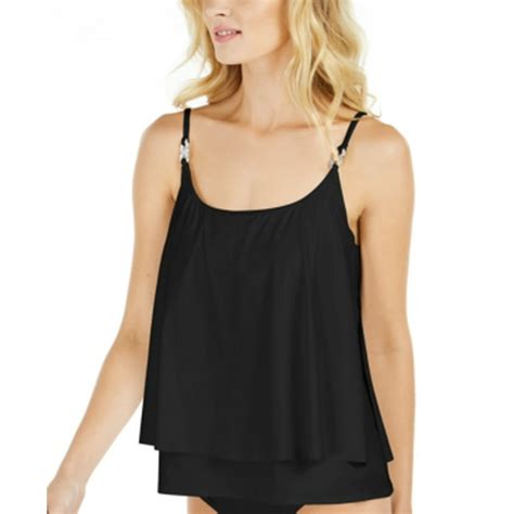 michael kors black tank top gold chain|Michael Kors tops for women.